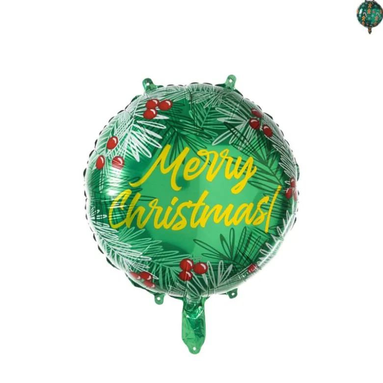 Folieballon kerst - 45 cm - diverse varianten