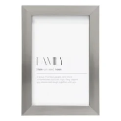 Fotokader basic - 10x15 cm - zilverkleurig