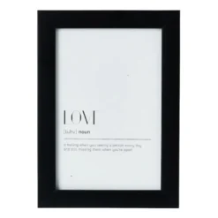 Fotokader basic - 10x15 cm - zwart
