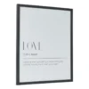 Fotokader basic - 40x50 cm - zwart