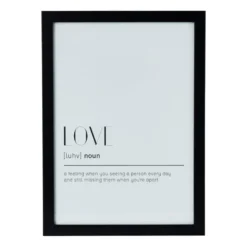 Fotokader basic - 21x30 cm - zwart