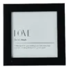 Fotokader basic - 10x10 cm - zwart