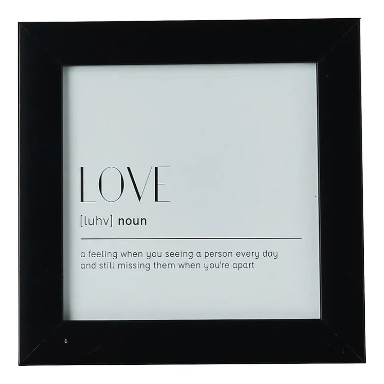 Fotokader basic - 10x10 cm - zwart