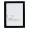 Fotokader basic - 15x20 cm - zwart