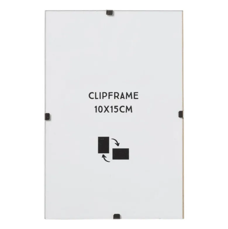 Fotokader clip frame - glas - 10x15 cm