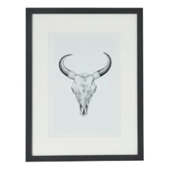 Fotokader met passe-partout - zwart - 21x30 cm