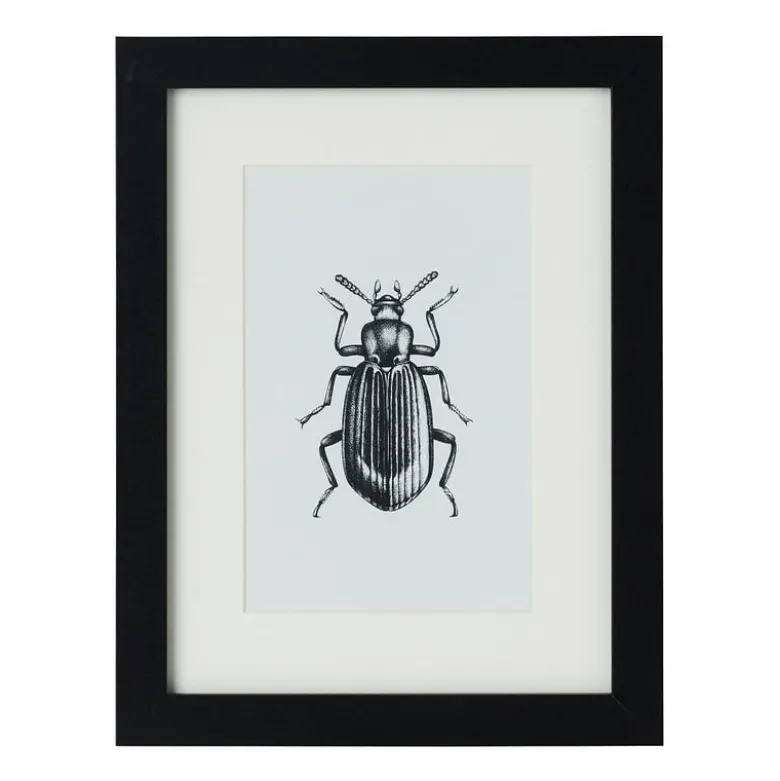 Fotokader met passe-partout - zwart - 10x15 cm
