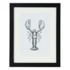 Fotokader met passe-partout - zwart - 13x18 cm