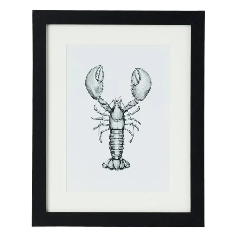 Fotokader met passe-partout - zwart - 13x18 cm
