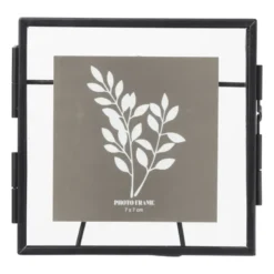 Fotokader mini - zwart - 10x10 cm