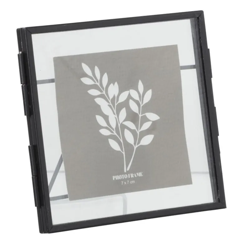 Fotokader mini - zwart - 10x10 cm