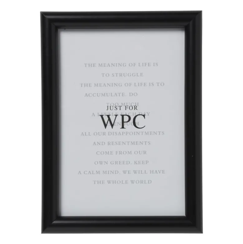 Fotokader WPC - zwart - 9x13 cm