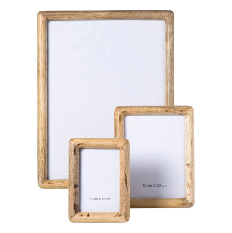 Fotolijst hout - bruin - 10x15 cm