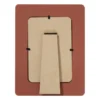 Fotolijstje streep lovely - bruin/rood - 10x15 cm