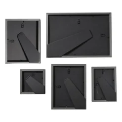 Fotolijstjes - zwart - set van 5