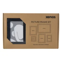 Fotolijstjes - zwart - set van 5