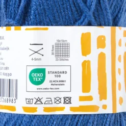 Garen acryl - blauw - 100 gram - 240 meter