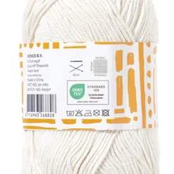 Garen katoen - beige - 50 gram - 125 meter