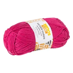 Garen katoen - fuchsia - 50 gram - 125 meter