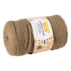 Garen macramé - bruin - 500 gram - 100 meter