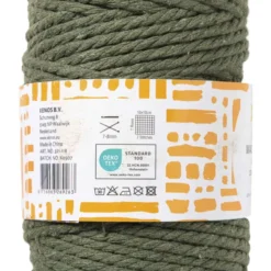 Garen macramé - groen - 500 gram - 100 meter