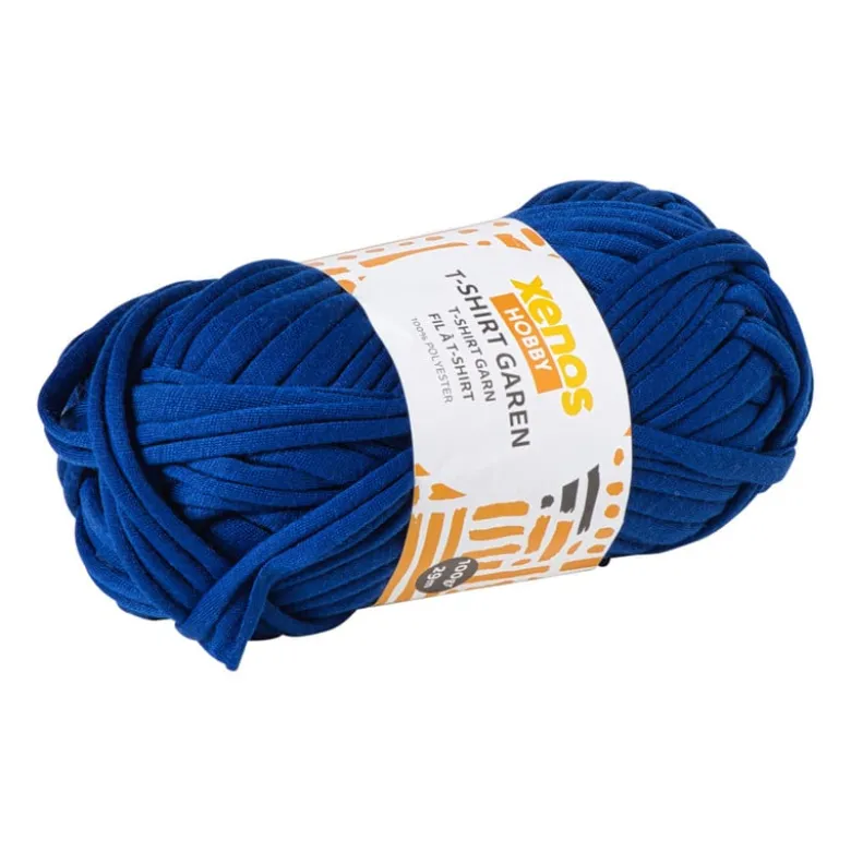 Garen t-shirt - blauw - 100 gram - 29 meter