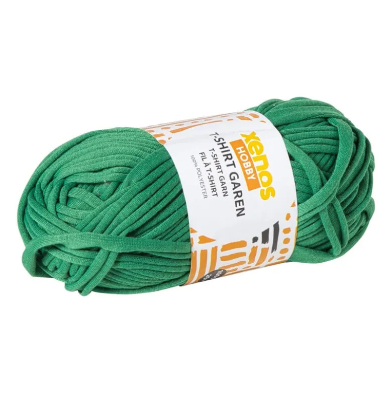 Garen t-shirt - groen - 100 gram - 29 meter