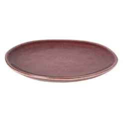 Gebaksbordje Toscane - bordeauxrood - ø15.5 cm