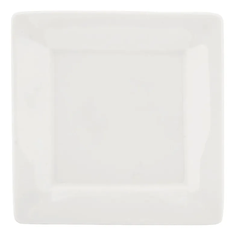 Gebaksbord porselein - 15x15cm