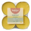 Geur maxiwaxinelichten Bolsius - citronella - set van 4