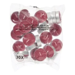 Geur waxinelichten - red berries - set van 30