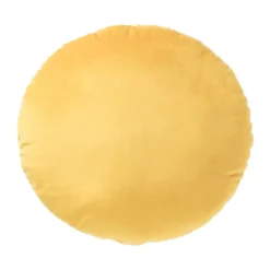 Glimlach kussen - oranje - ø35 cm