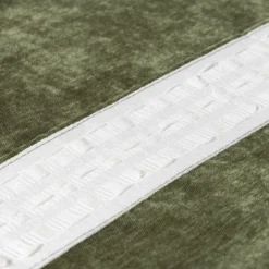 Gordijn chenille - groen - 140x250 cm