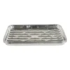 Grillschalen zilver - set van 4 - 34x23x4 cm