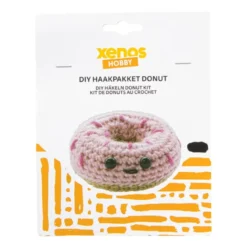 Haakpakket donut DIY - roze