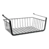 Hangmand voor onder plank - zwart - 36x25x13 cm