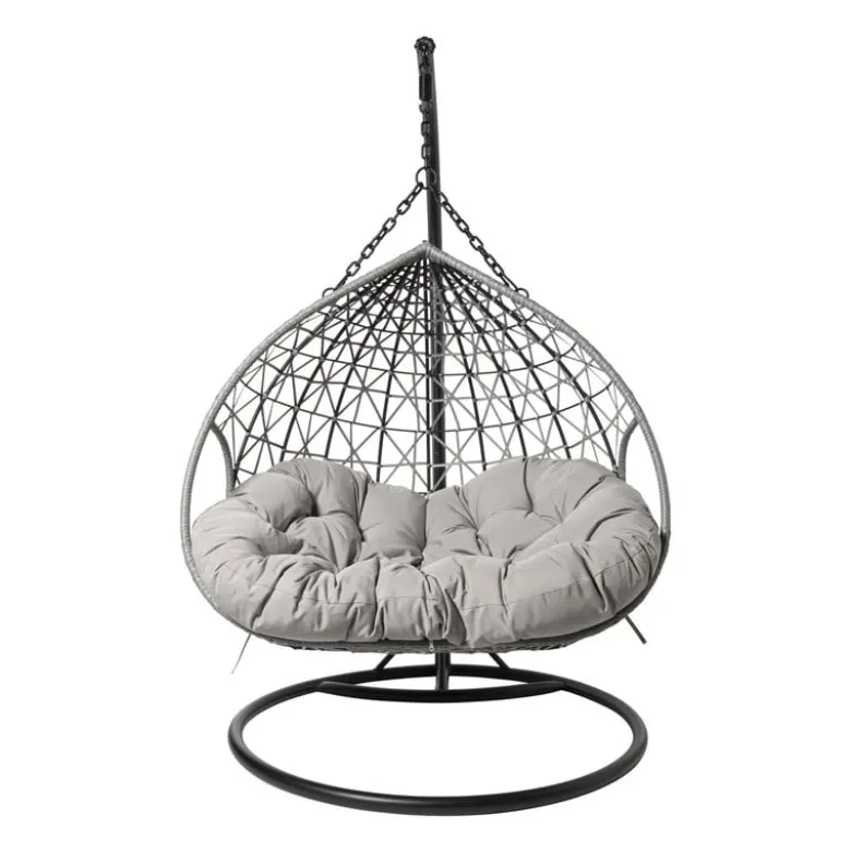 Hangstoel loveseat - grijs - ø120x200 cm