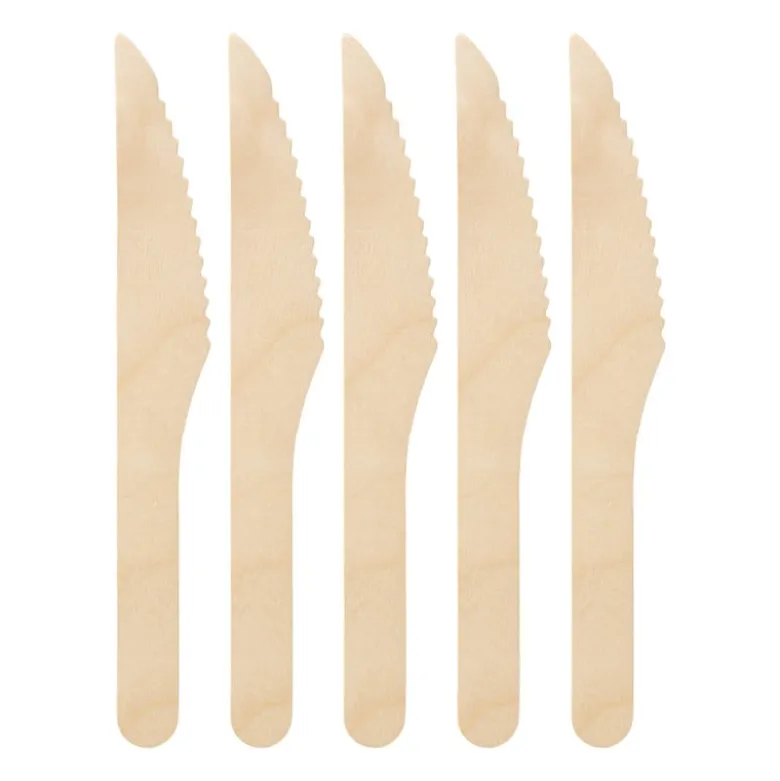 Houten messen - set van 20