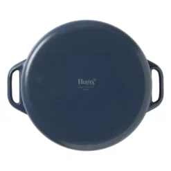 Hugo Kennis braadpan met deksel - gietijzer - blauw/zwart - ø24 cm