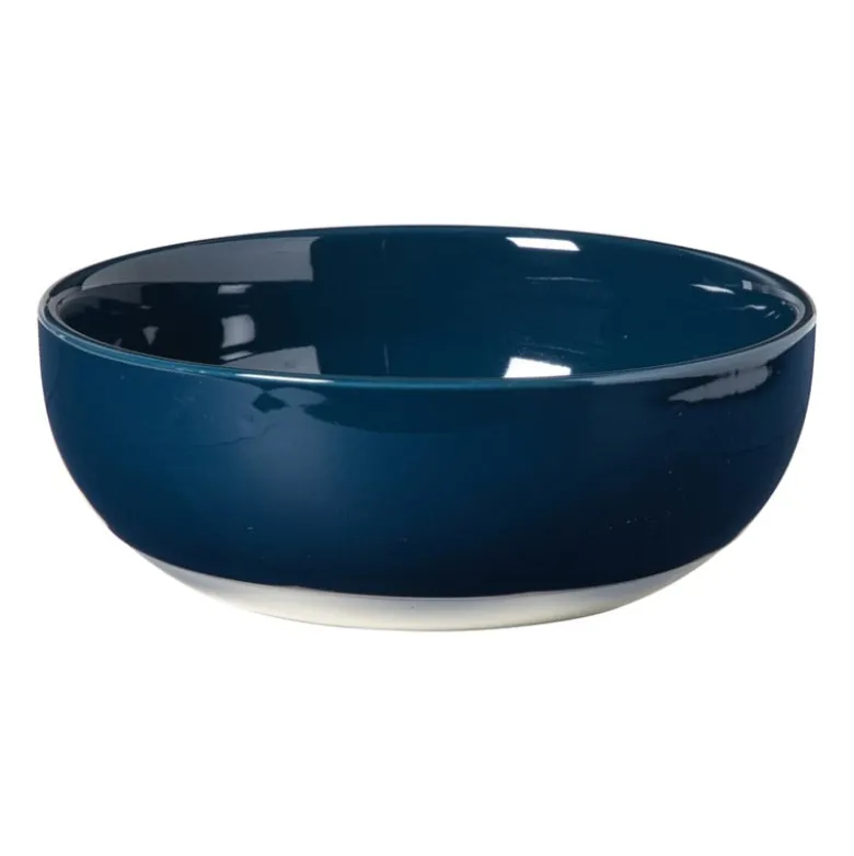 Hugo Kennis schaal - blauw/wit - ø18 cm