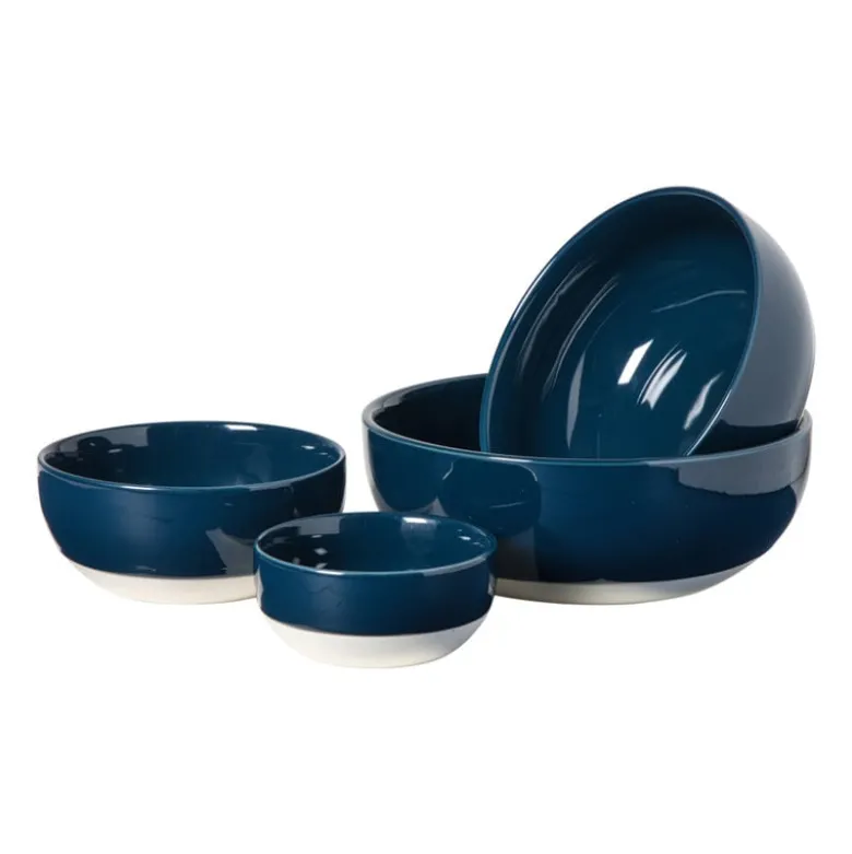 Hugo Kennis schaaltje - blauw/wit - ø9 cm