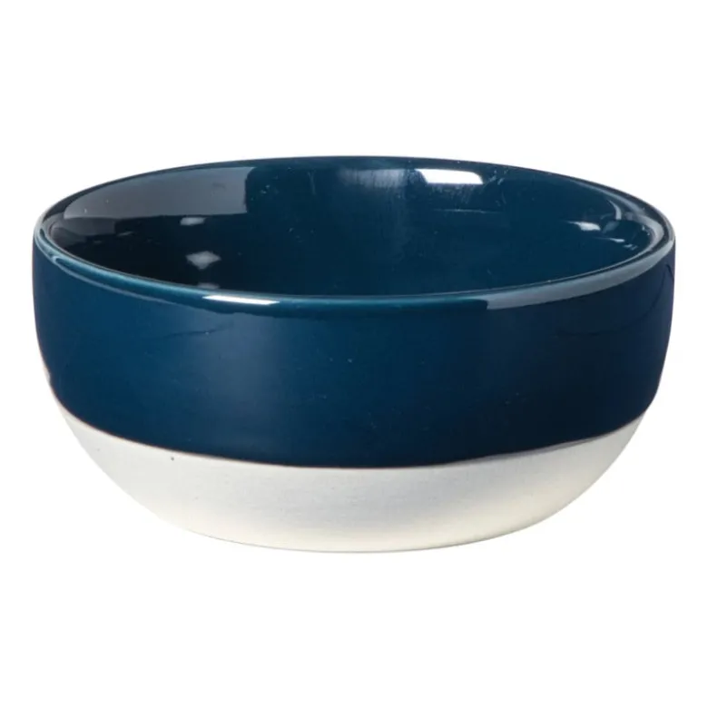 Hugo Kennis schaaltje - blauw/wit - ø9 cm