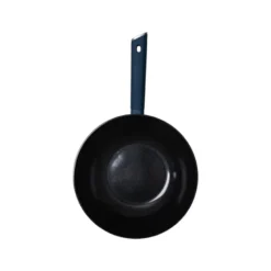 Hugo Kennis wokpan - blauw/zwart - ø28x8 cm