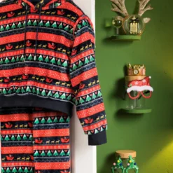 Huispak kerst - blauw - maat S/M