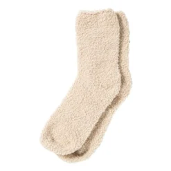 Huissok fluffy - beige - one size