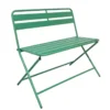 Inklapbare bistrobank Kos - groen - 81x90x48 cm
