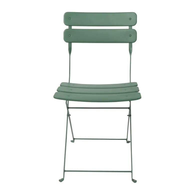 Inklapbare bistrostoel Kos - groen - 84x48x42 cm