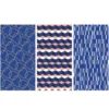 Inpakpapier blauw - diverse varianten - 70x300 cm
