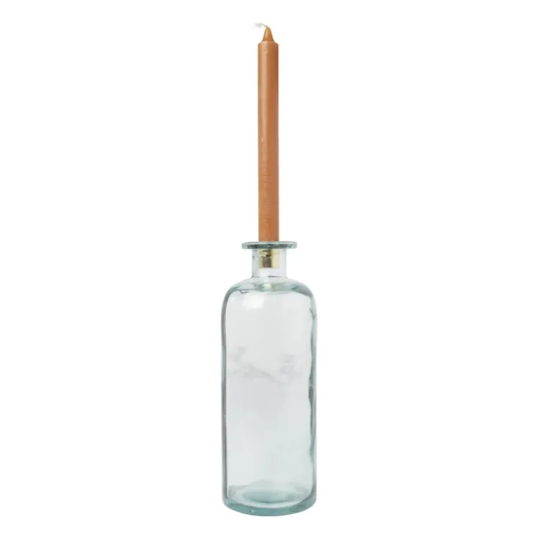 Kaarsenhouder voor fles - goud - ø5x2.6 cm