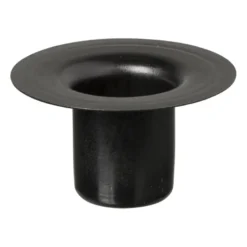 Kaarsenhouder voor fles - zwart - ø5x2.6 cm